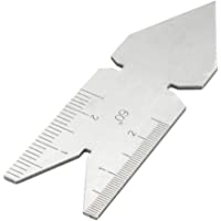 ZChun Tornillo métrico ISO 60 ° pulgadas- medidor de paso de rosca central de medición de cincel de torneado